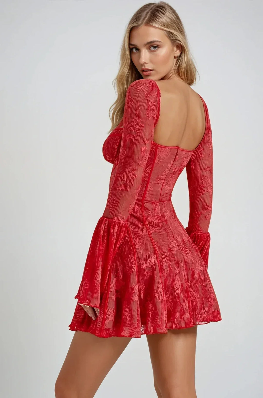 Women’s Lace Illusion Dress