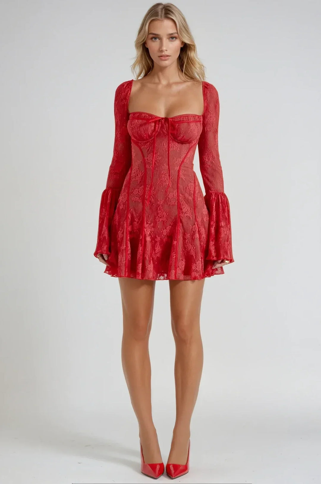 Women’s Lace Illusion Dress