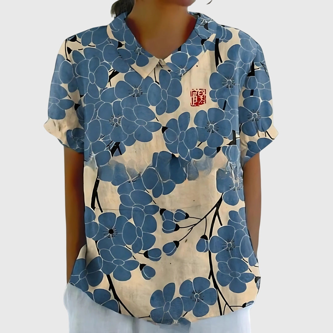 Blue Flowers / 3XL