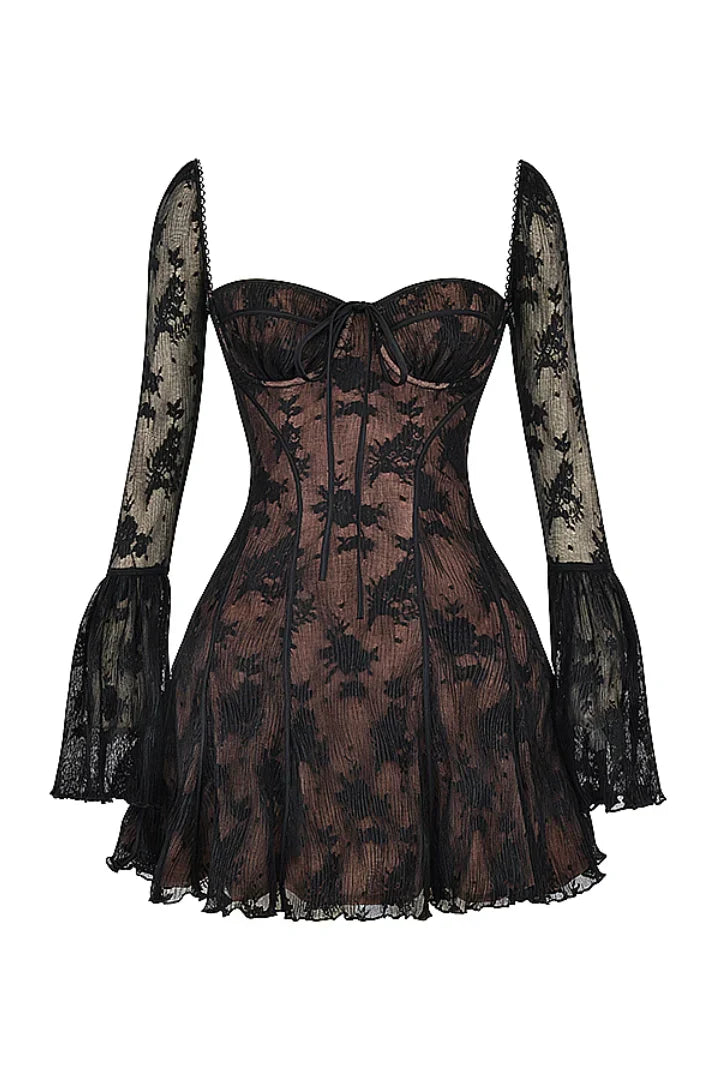 Women’s Lace Illusion Dress