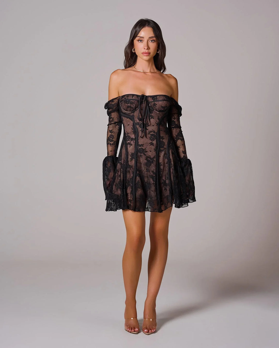 Women’s Lace Illusion Dress