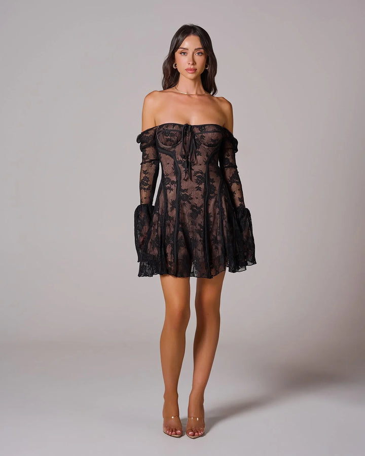 Women’s Lace Illusion Dress
