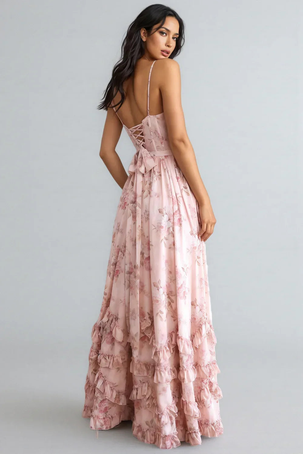 Women's Floral Split Maxi Dress