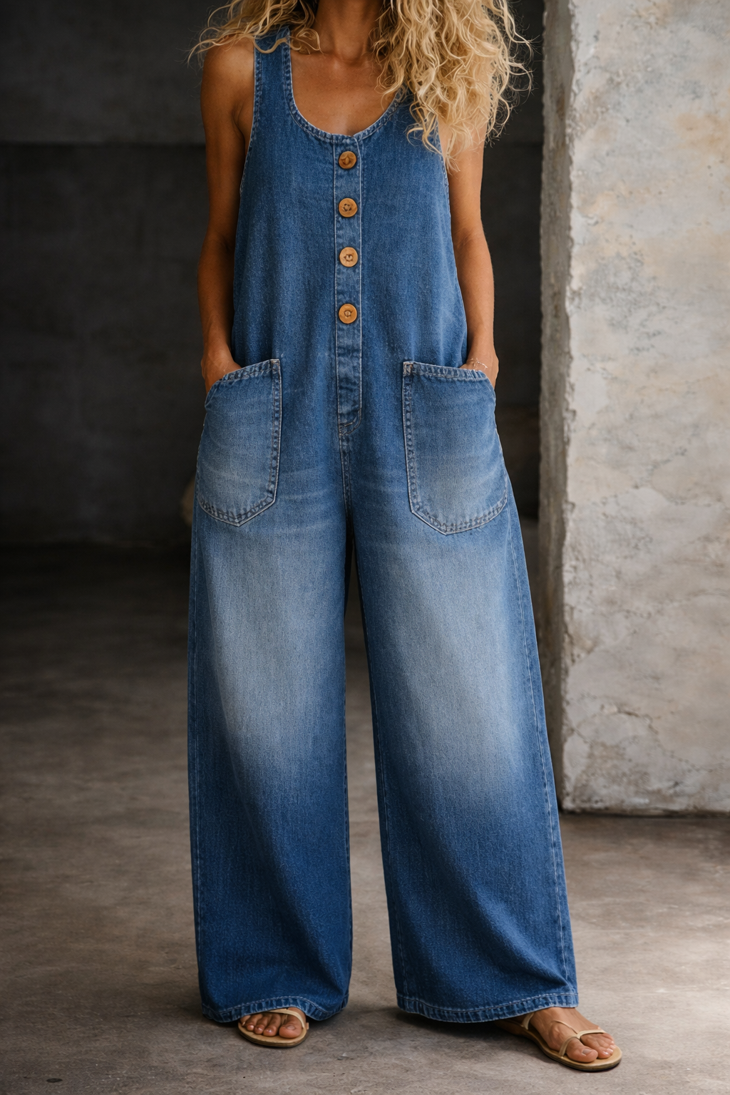 Women’s Denim Dungarees