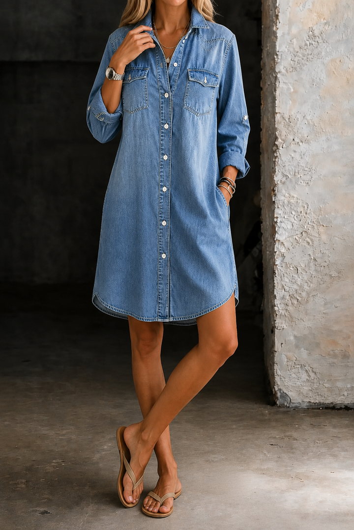 Women’s Denim Shirt Dress