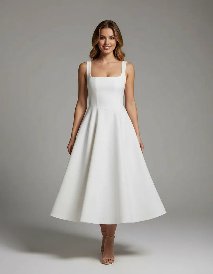 Women’s Square Neck A-Line Dress