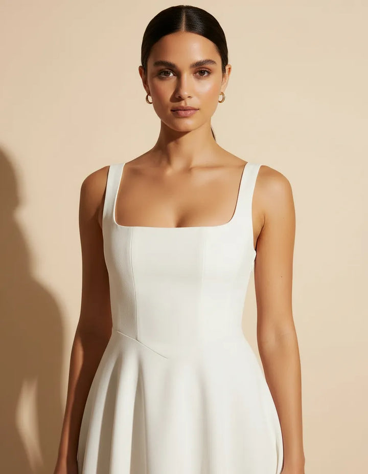 Women’s Square Neck A-Line Dress