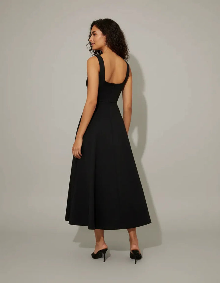 Women’s Square Neck A-Line Dress