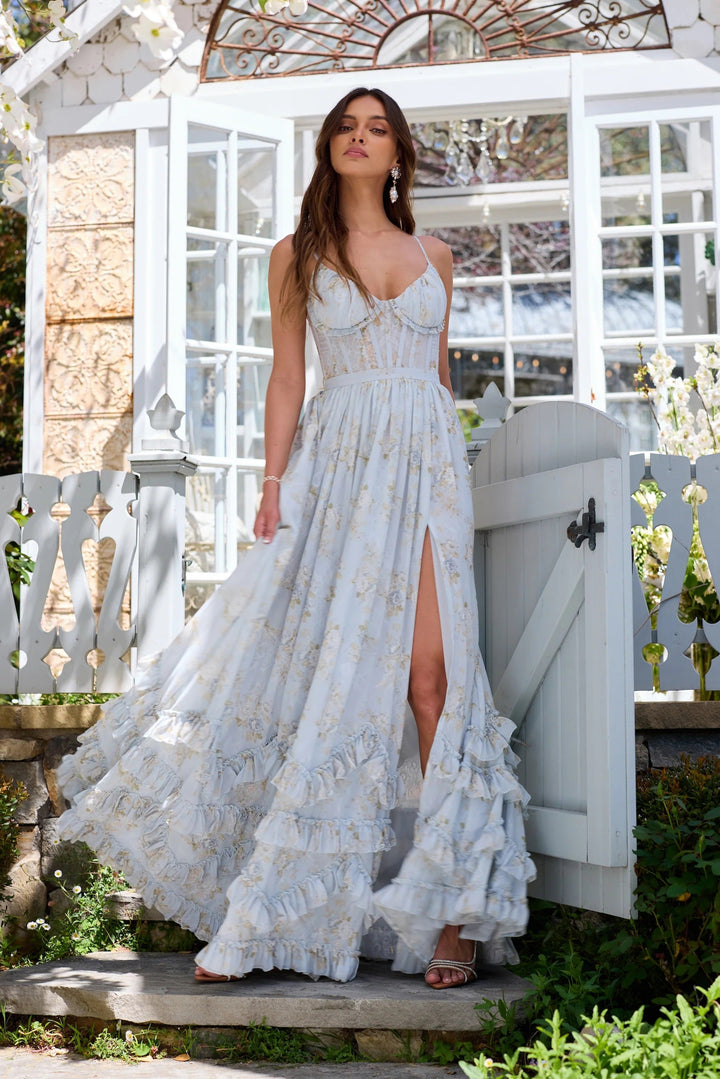 Women's Floral Split Maxi Dress