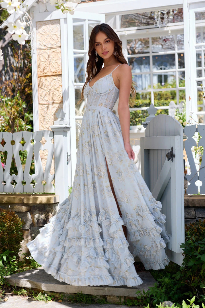 Women's Floral Split Maxi Dress