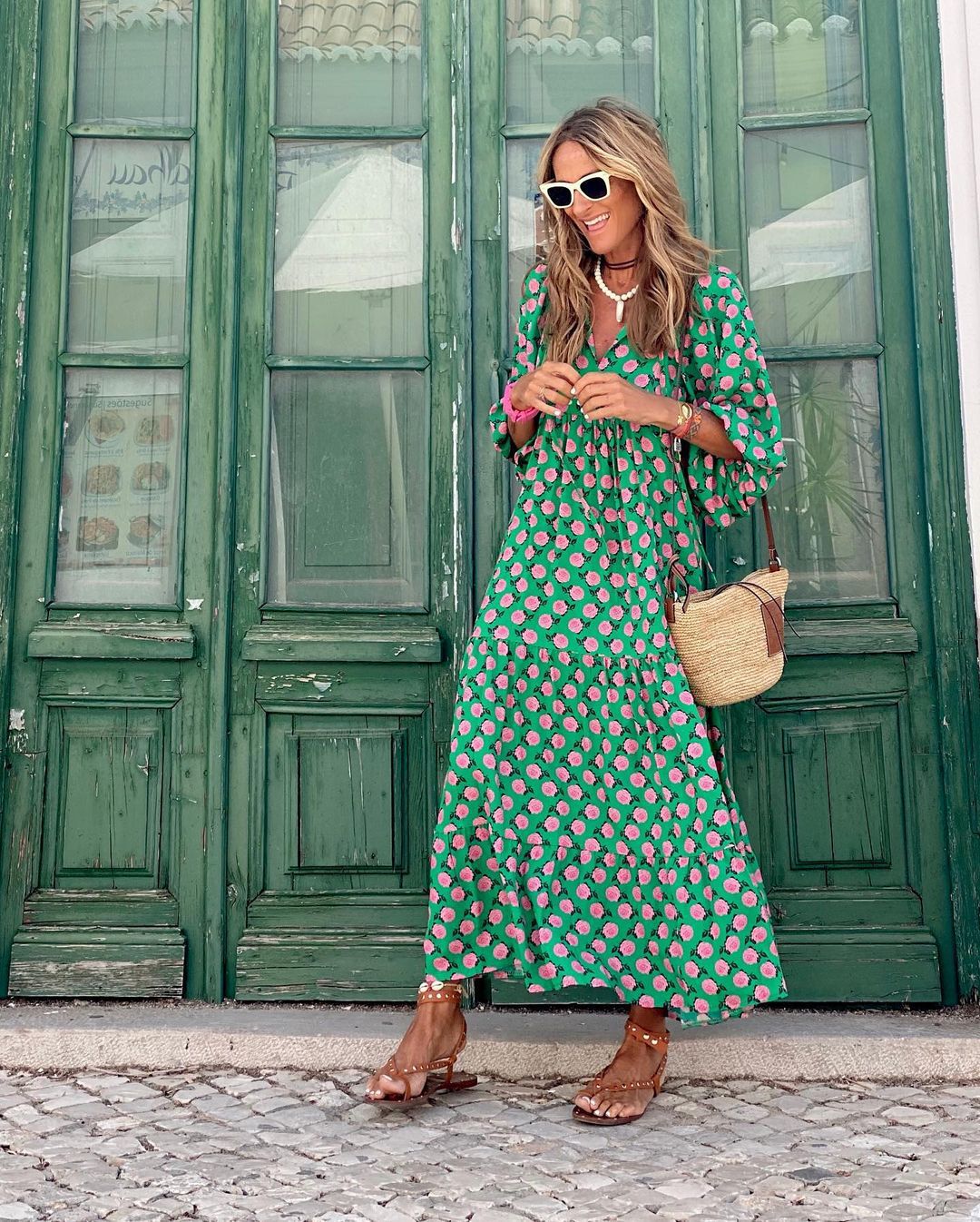Women's Linen Maxi Dress