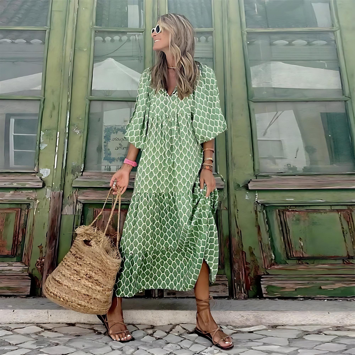 Women's Linen Maxi Dress