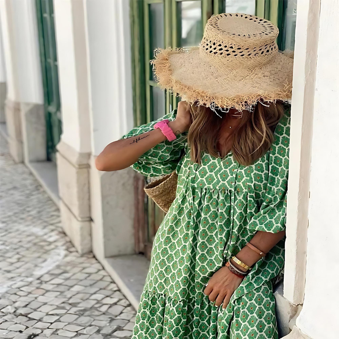 Women's Linen Maxi Dress