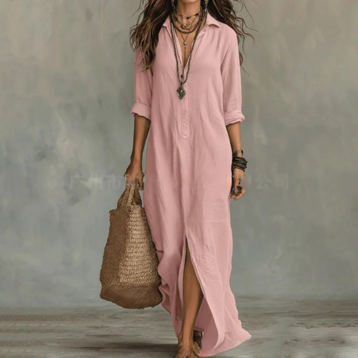 Women’s Maxi Shirt Dress