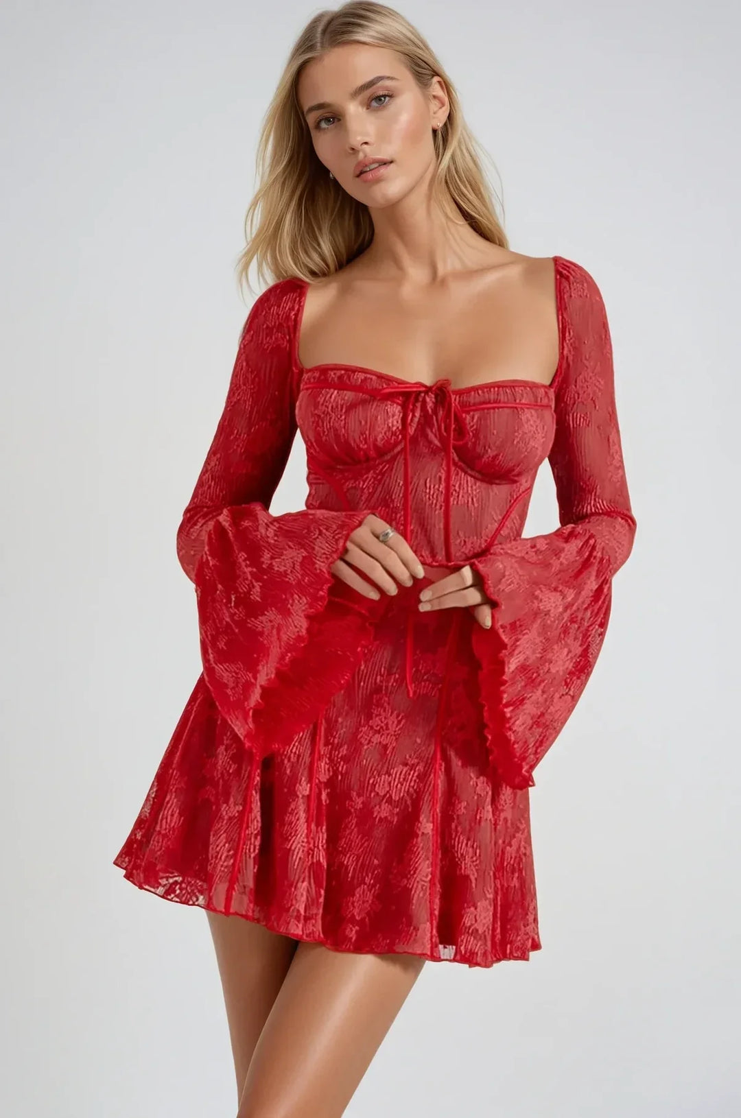 Women’s Lace Illusion Dress