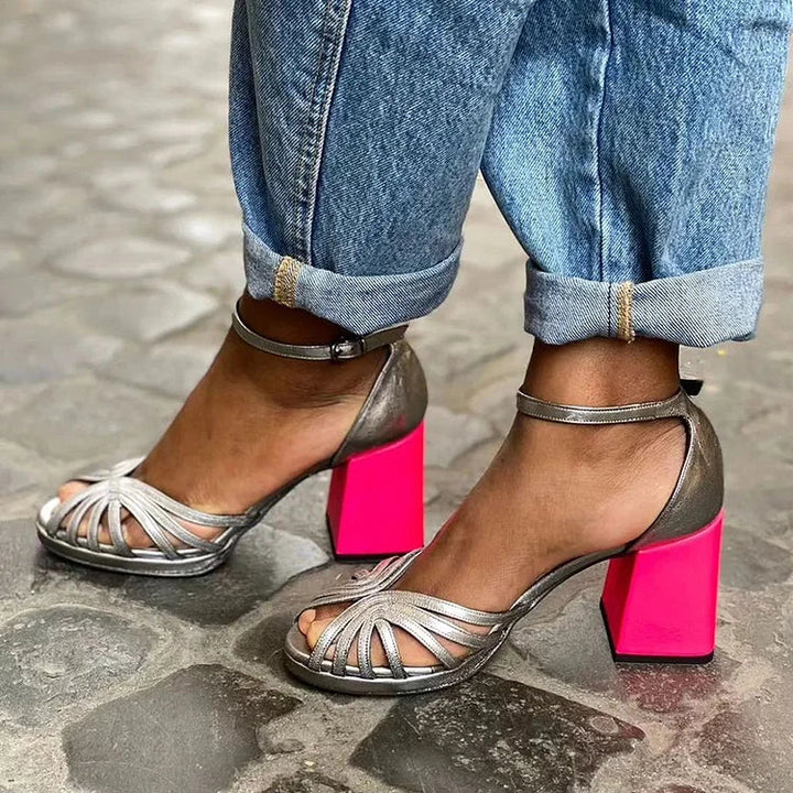 Women's Strappy Heeled Sandals