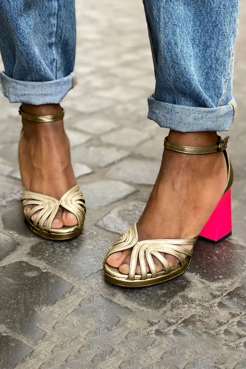 Women's Strappy Heeled Sandals