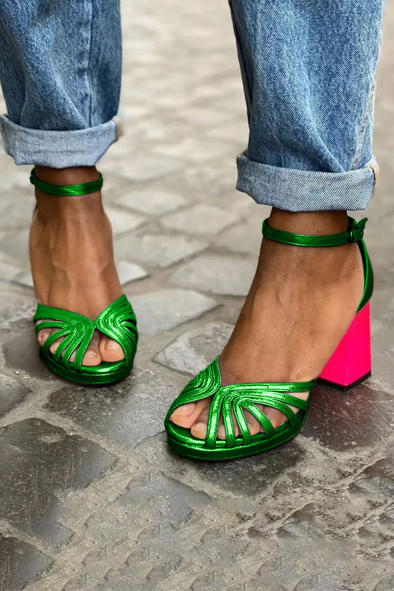 Women's Strappy Heeled Sandals