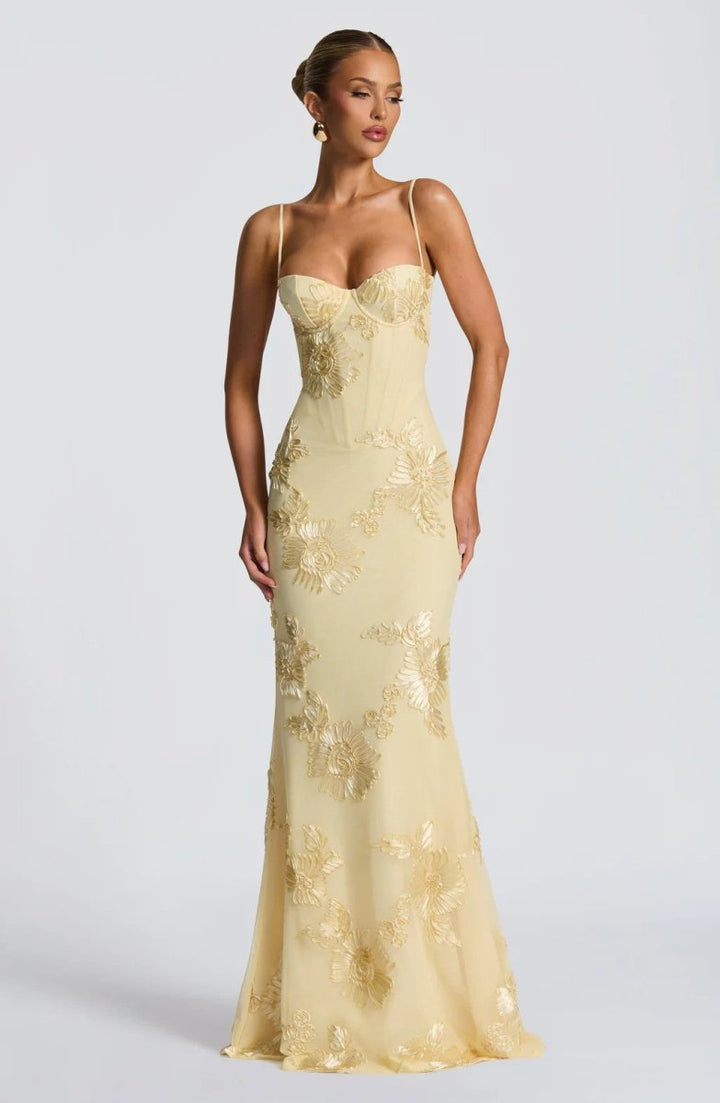 Women’s Bodycon Lace Maxi Dress