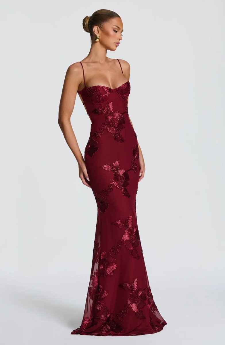 Women’s Bodycon Lace Maxi Dress