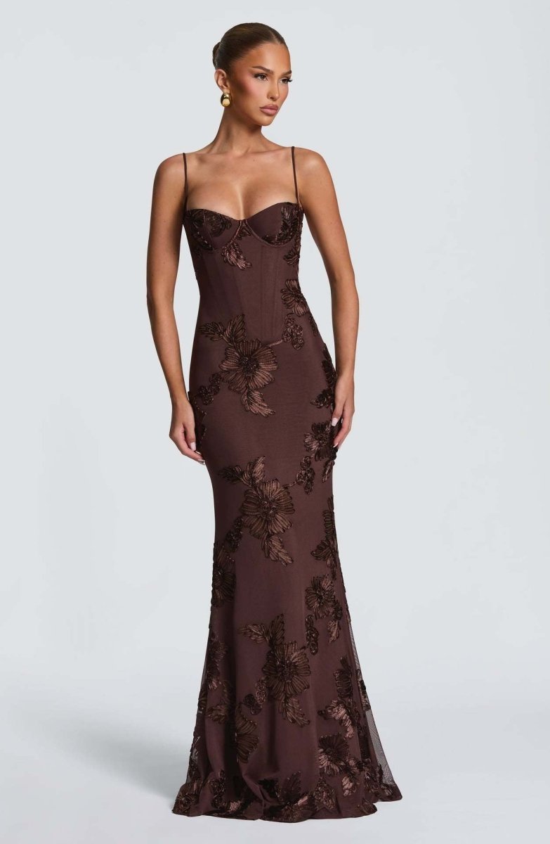 Women’s Bodycon Lace Maxi Dress