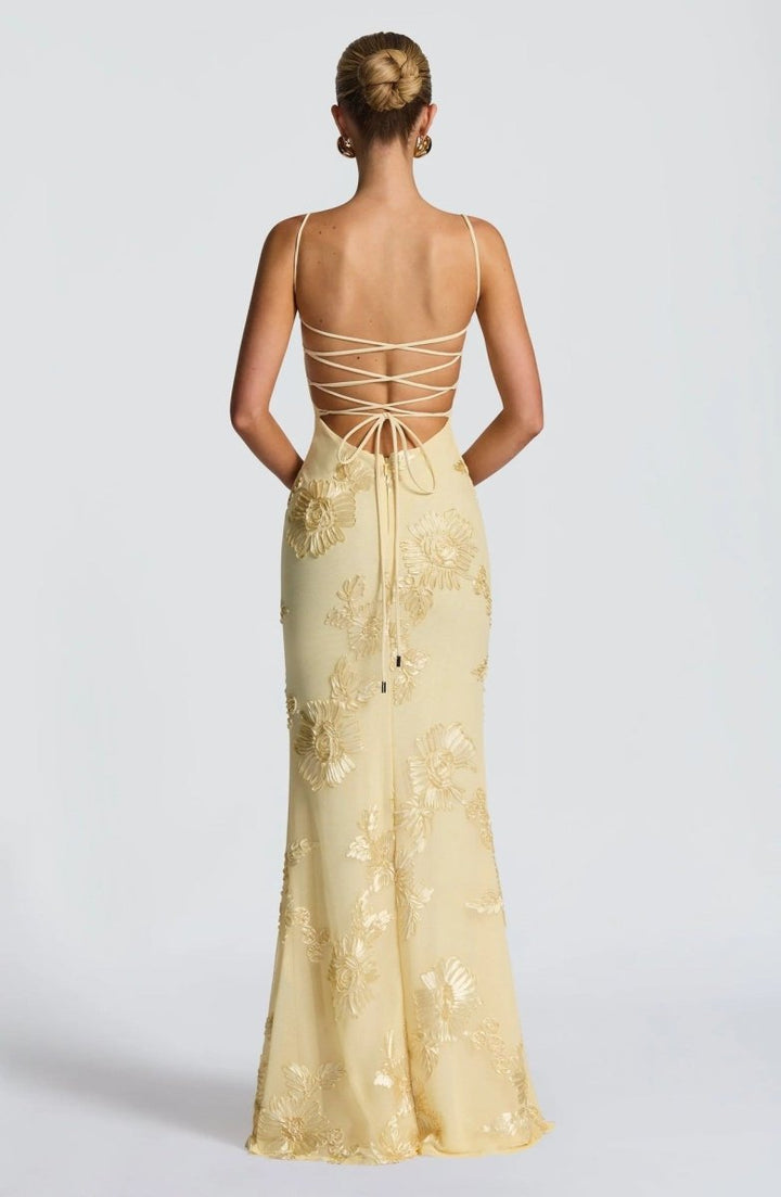 Women’s Bodycon Lace Maxi Dress