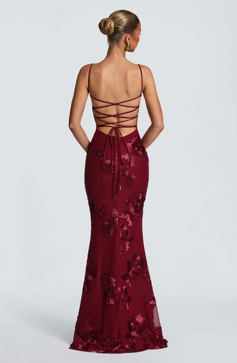 Women’s Bodycon Lace Maxi Dress