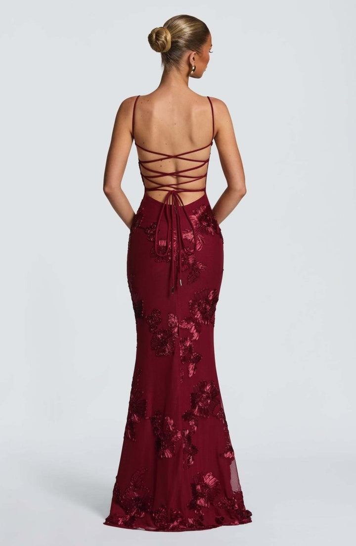 Women’s Bodycon Lace Maxi Dress