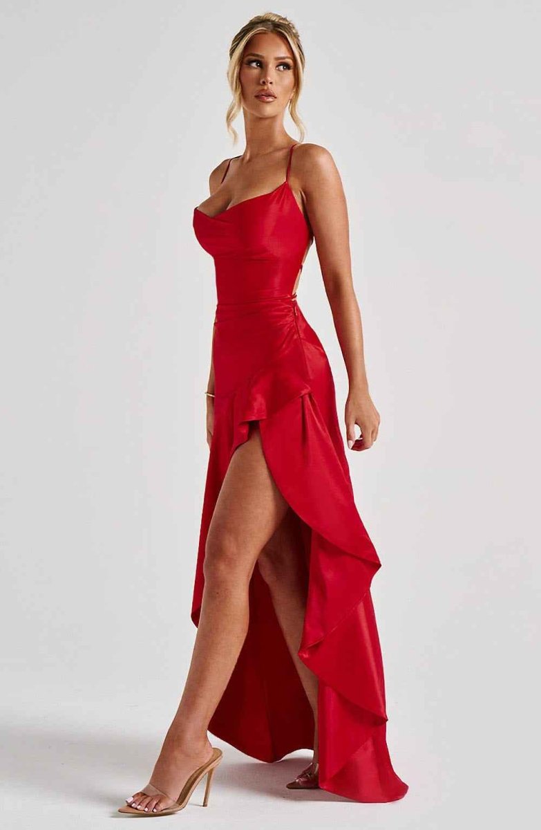 Women’s Ruffle Hem Maxi Dress