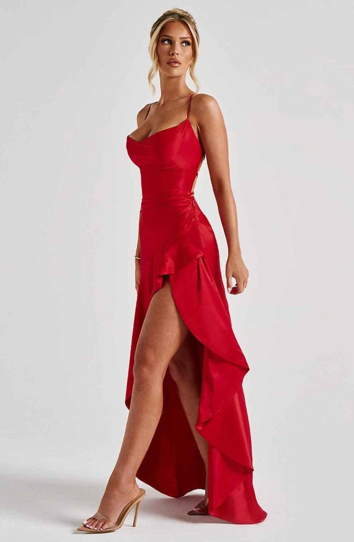 Women’s Ruffle Hem Maxi Dress