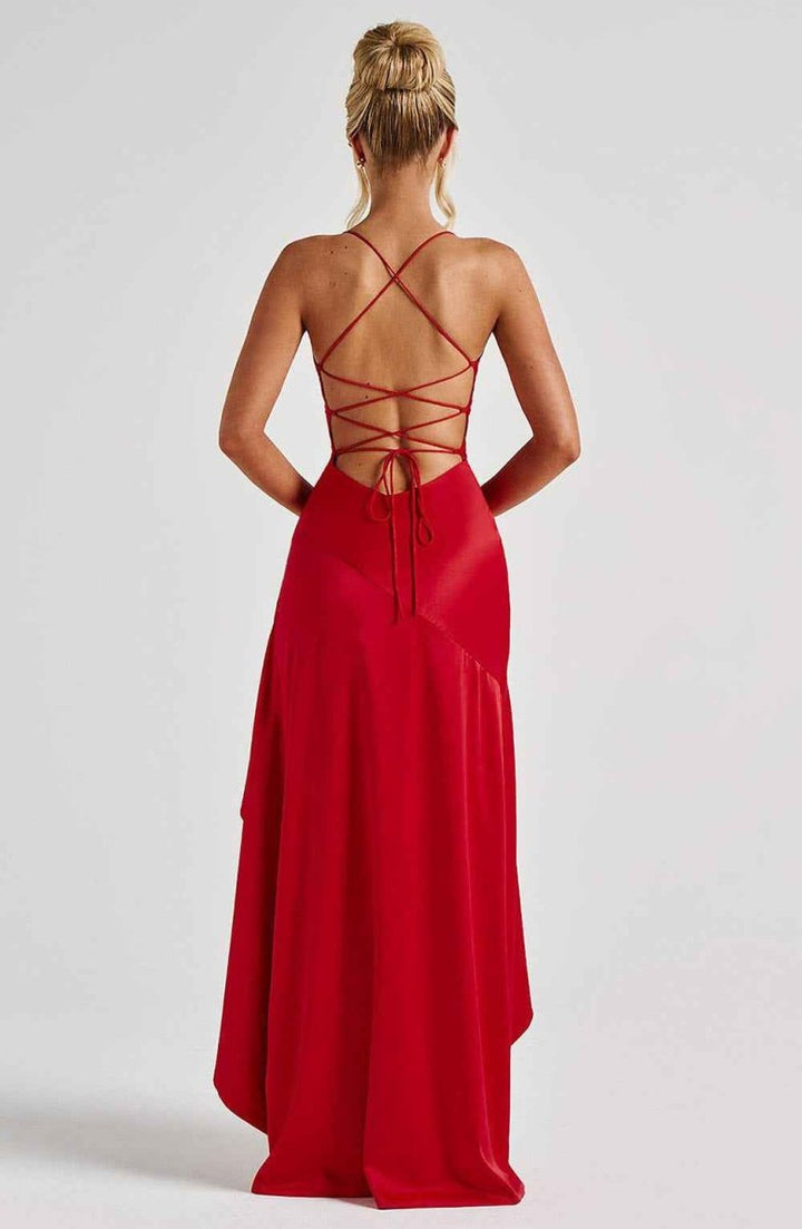 Women’s Ruffle Hem Maxi Dress