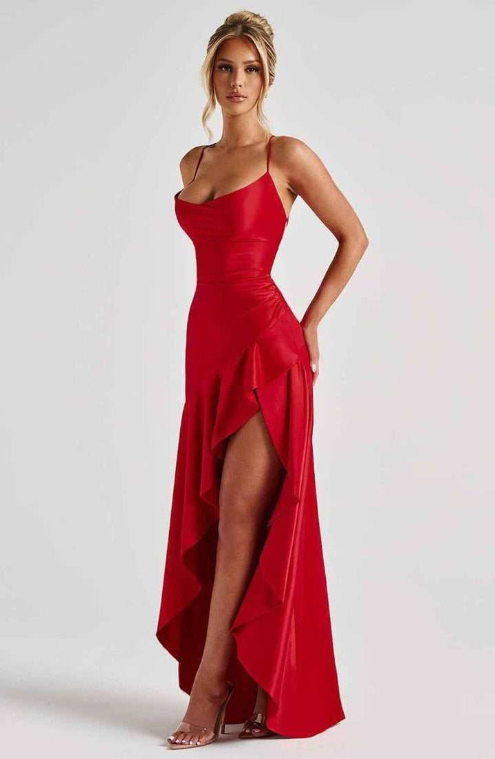 Women’s Ruffle Hem Maxi Dress