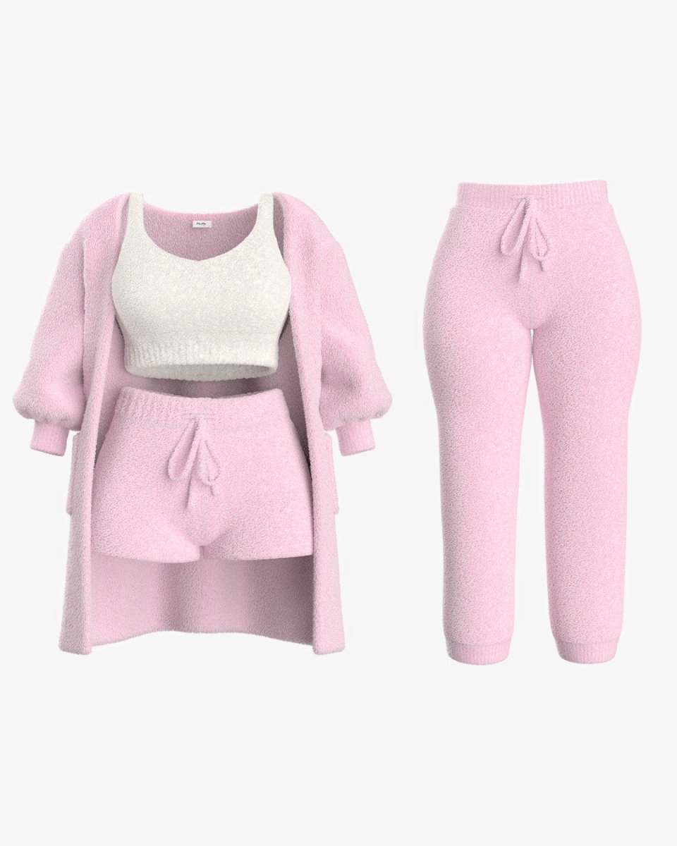 Pink / 4 Pieces / 3XL